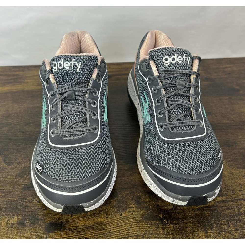 Gravity Defyer G-defy Orthopedic Walking Sneakers Women's Size 8 Shoes Gray Pink - Picture 16 of 16